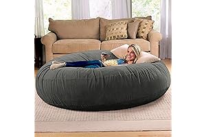 Jaxx 6 Foot Cocoon - Comfy Bean Bag Chair for Adults
