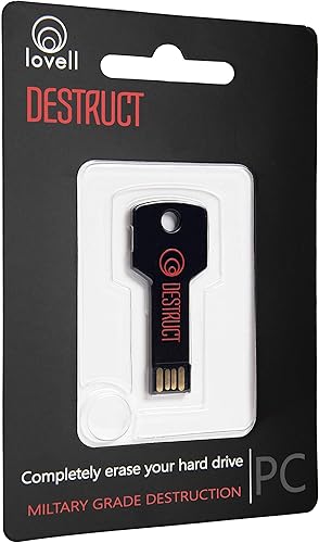 Miniatura 8 de Destruct Lovell - Borrador de datos de disco duro PRO  Borrar permanentemente datos de computadora  Herramienta de borrado de disco duro de grado