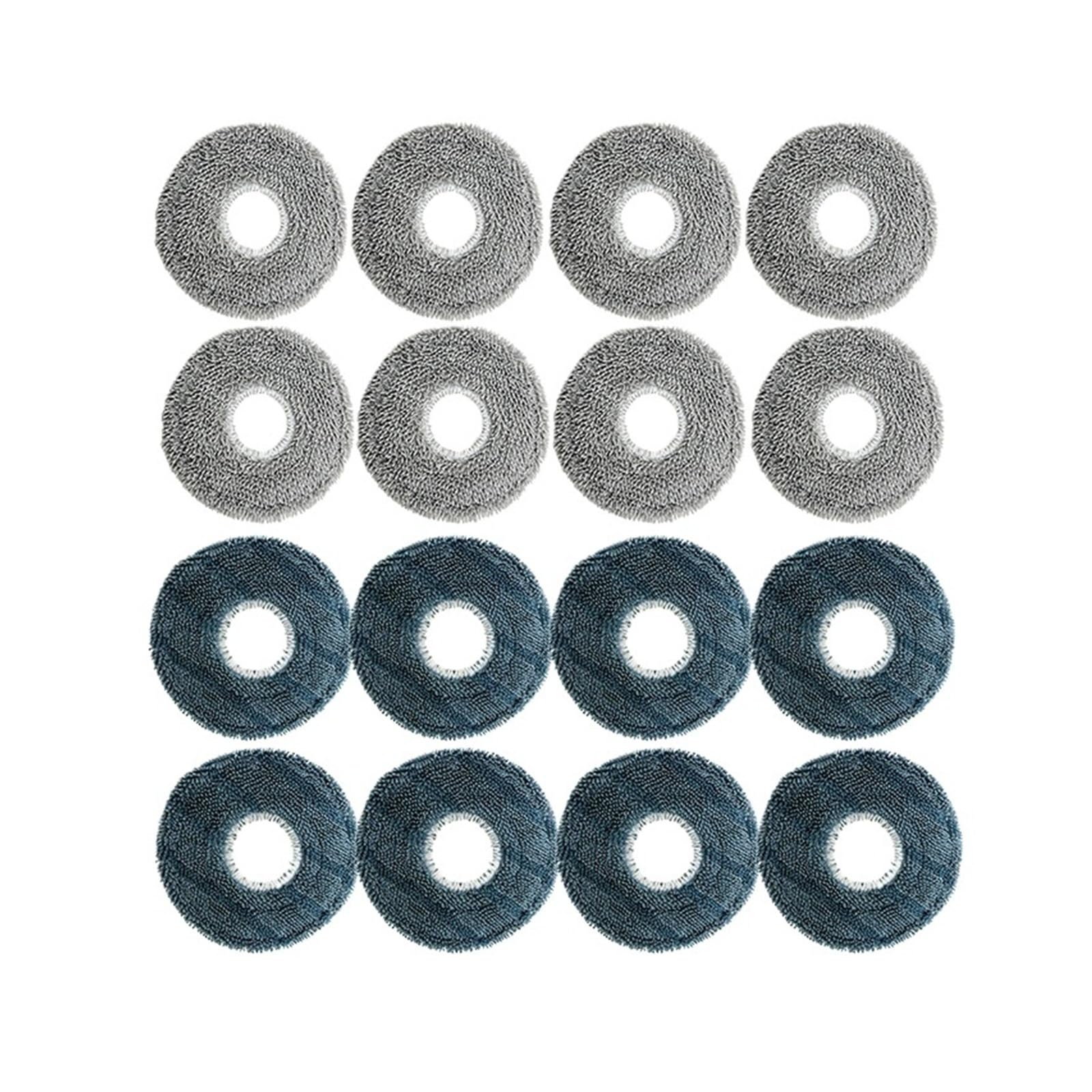 VIXWDRUTY Mop Cloth，Compatible For JONR，P20 Pro Robot Vacuum Cleaner Part Microfiber Mop Cleaning Pad Replacement Household Cleaning Spare Parts ﻿(16pcs)