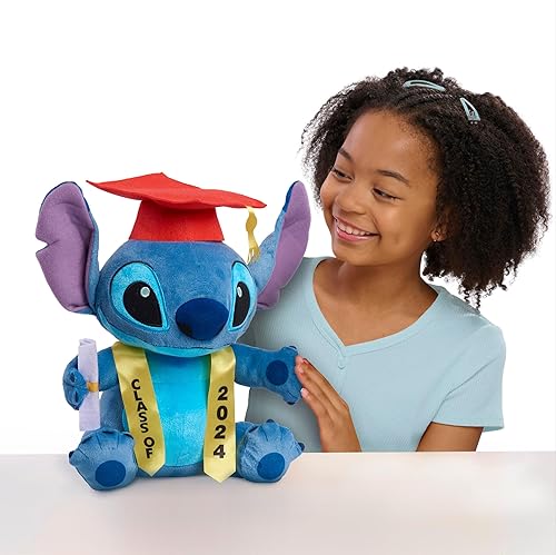 Miniatura 2 de Just Play Stitch Graduación Peluche Grande