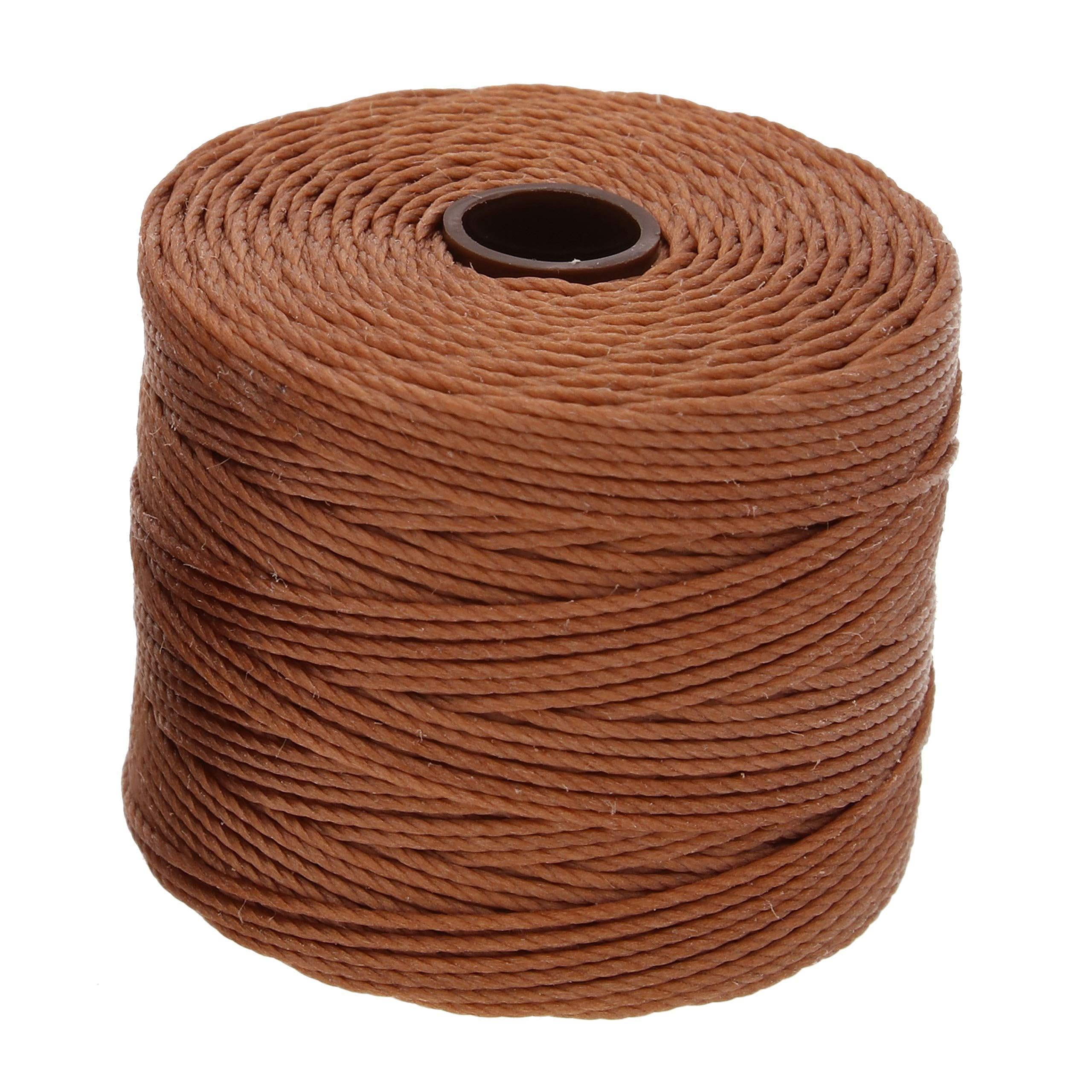 Miedziany przewód z koralikami S-Lon Tex 210 0,5 mm 77 metra