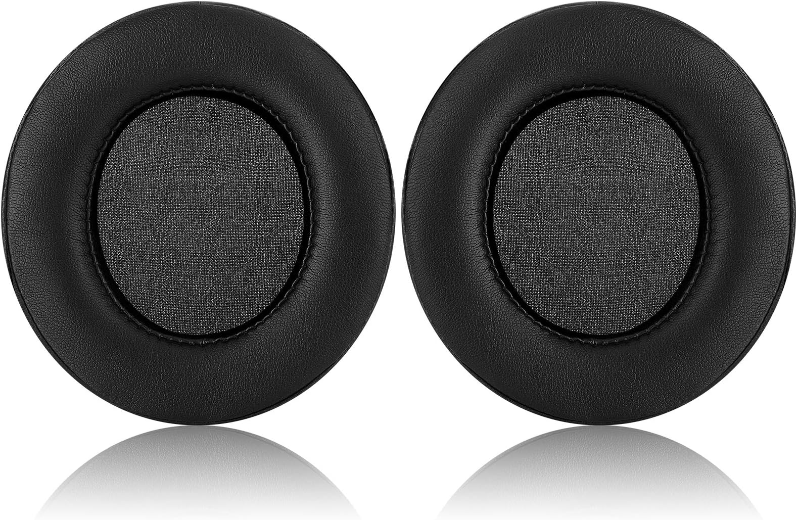 JECOBB Replacement Ear Cushion Cover with Protein Leather & Memory Foam for Razer Kraken X, Kraken X Ultralight, Kraken X Lite Headphone ONLY – Oval ( Black )