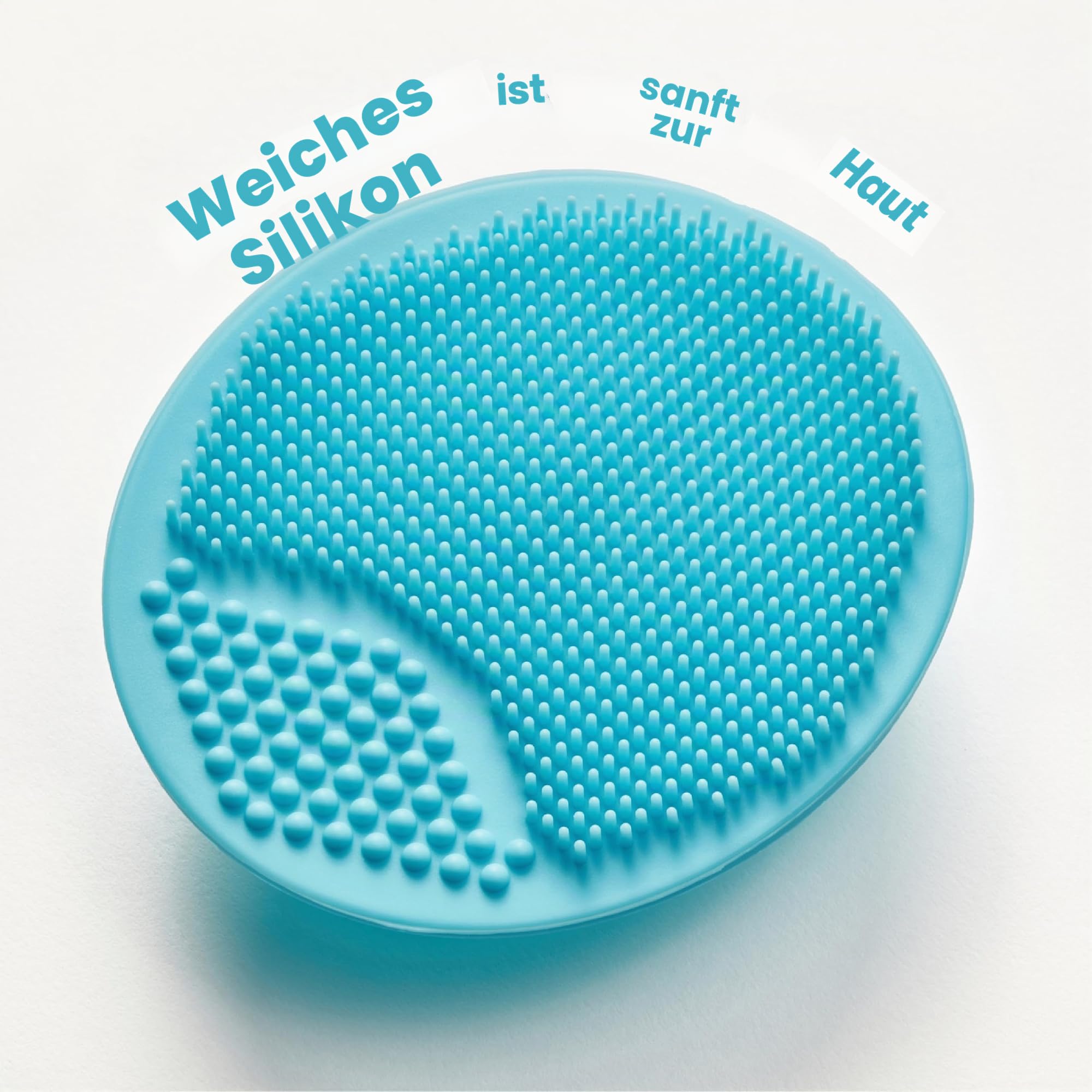 Fridababy DermaFrida The SkinSoother Baby-Badebürste aus Silikon, Baby-Zubehör für trockene Haut, Milchschorf und Ekzeme, 2 Stück