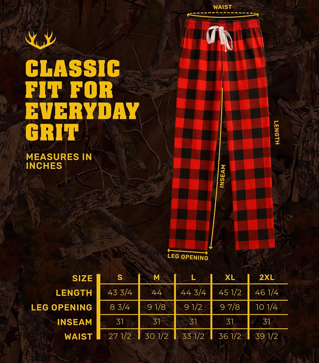 Men’s 3-Pack Flannel Lounge Pants – Soft Pajama Bottoms with Pockets & Drawstring – Warm Comfy Sleepwear - Image 5