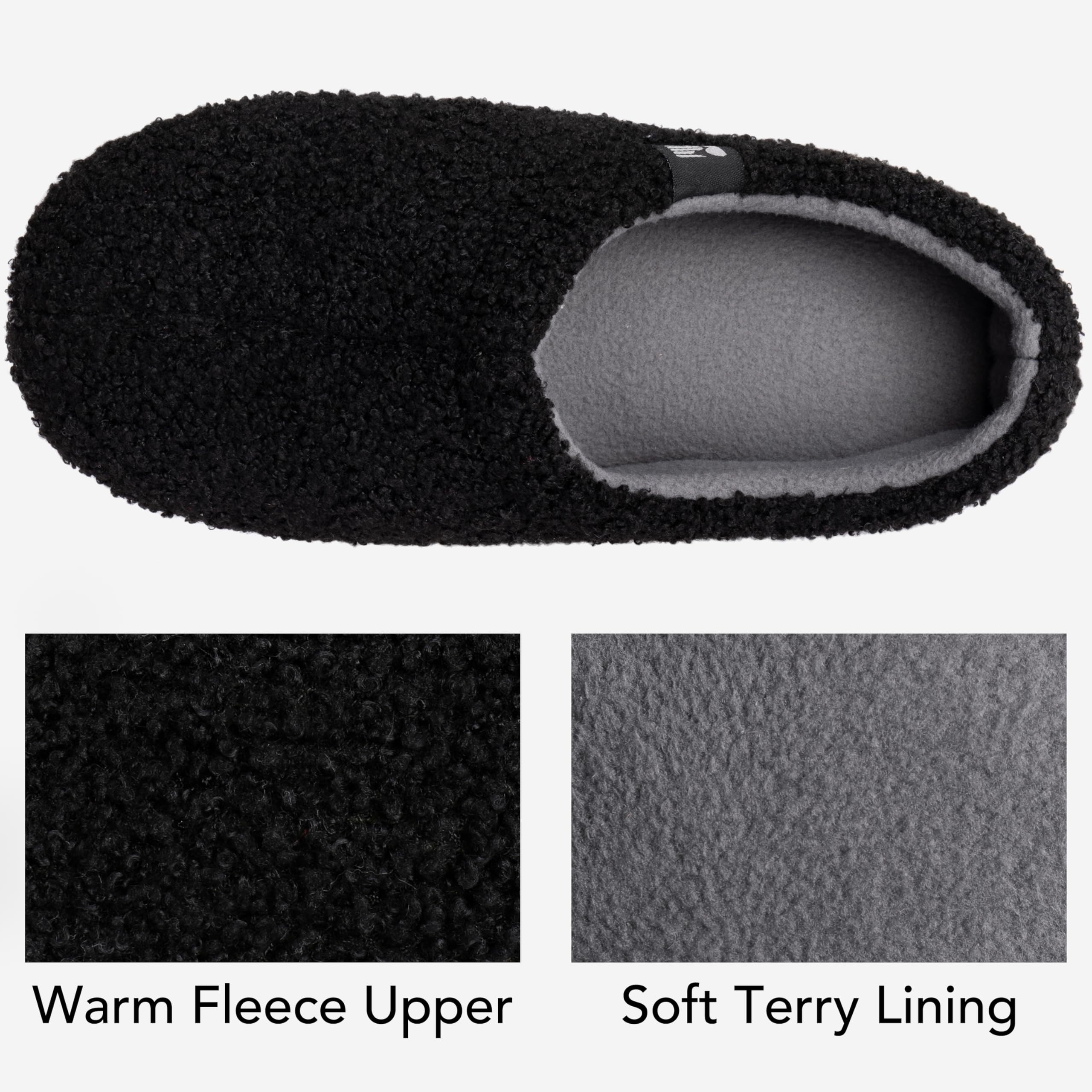 RockDove Pantofola da Donna in Pile Teddy con Schiena Chiusa per Interni