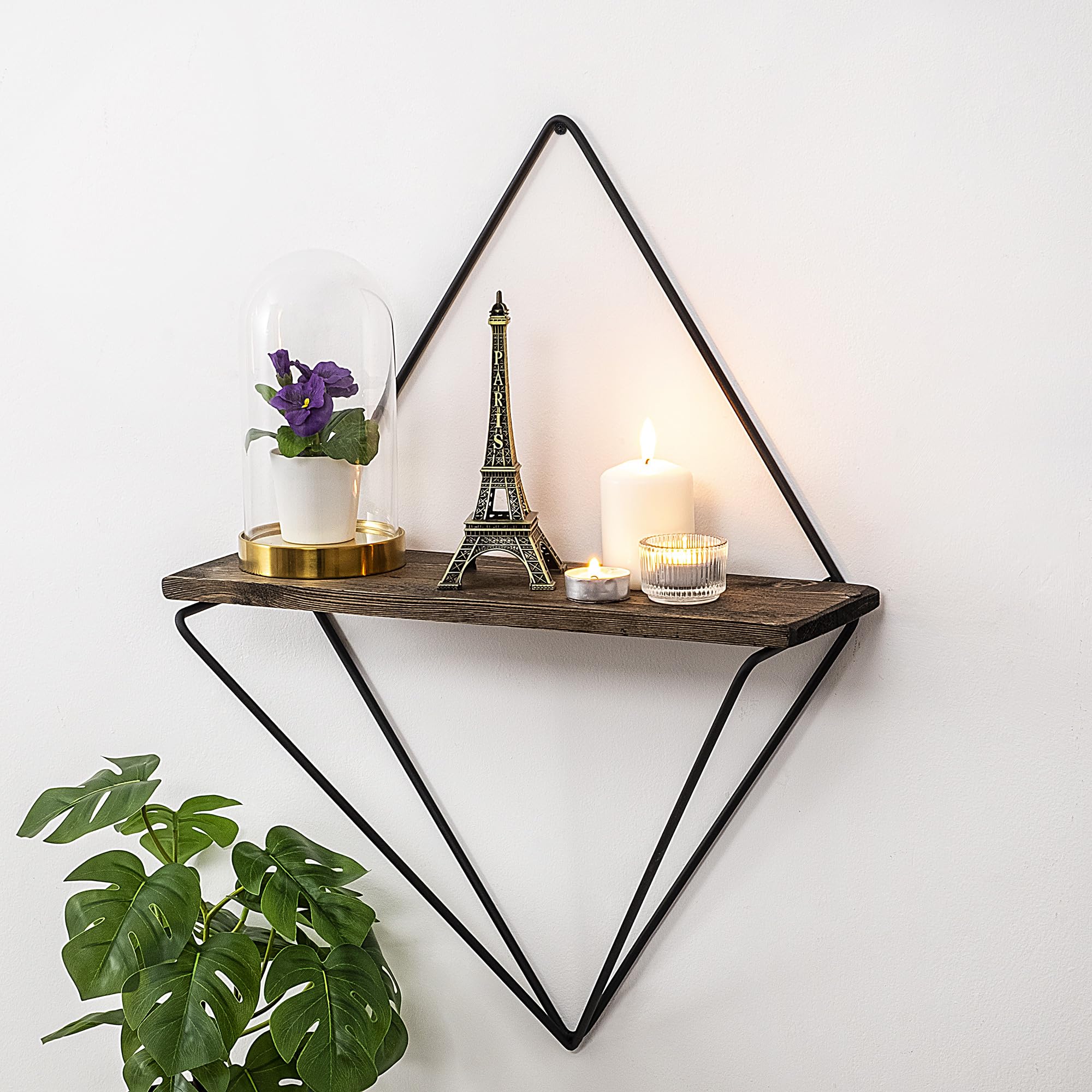 Meuble en épicéa Hanah Home CM-018-SRK noyer foncé noir