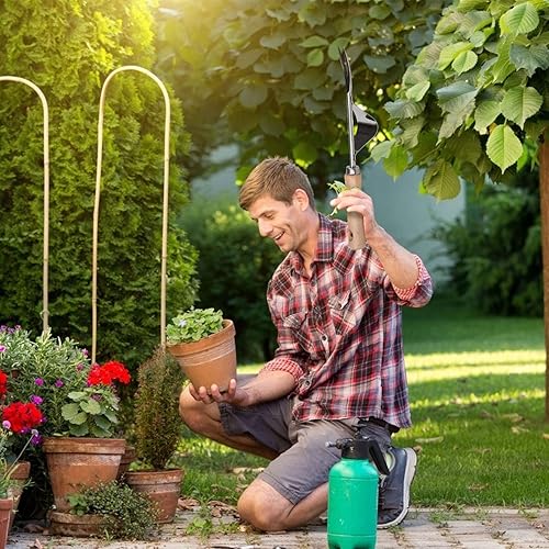 Miniatura 3 de WITYUKE Herramientas manuales para desmalezar  Herramienta de extracción de malezas de jardín con mango ergonómico pequeño, a prueba de flexión y