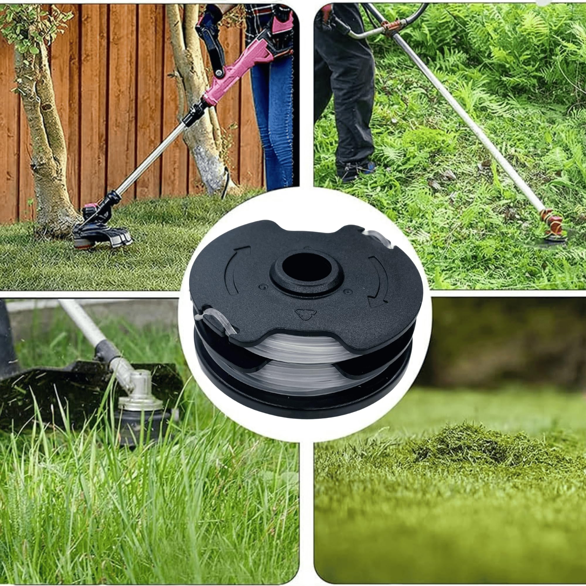 Bobine De Rotofil Parkside TRUSTLIONTEK Bobine De Fil De Rechange, Compatible Avec La Batterie Parkside LIDL PRTA 20-Li C3 Bobine Coupe Bordure Parkside