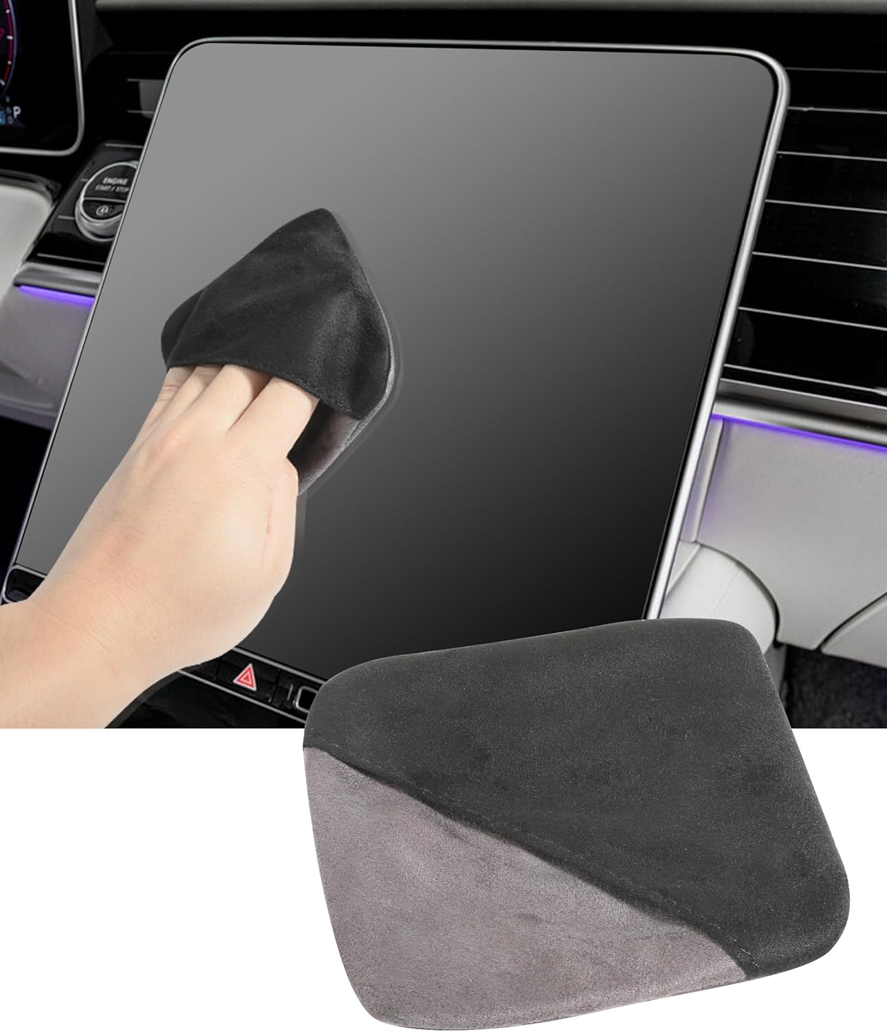 Car Screen Cleaner,Touch Screen Cleaner for Car,Car Accessories Car Screen Wipes,Foldable Car Screen Cleaner Cloth,Square Microfiber Auto Screen Cleaning Pad,Fit for Car Dashboard LCD Display Car Screen Cleaner,Touch Screen Cleaner for Car,Car Accessories Car Screen Wipes,Foldable Car Screen Cleaner Cloth,Square Microfiber Auto Screen Cleaning Pad,Fit for Car Dashboard LCD Display