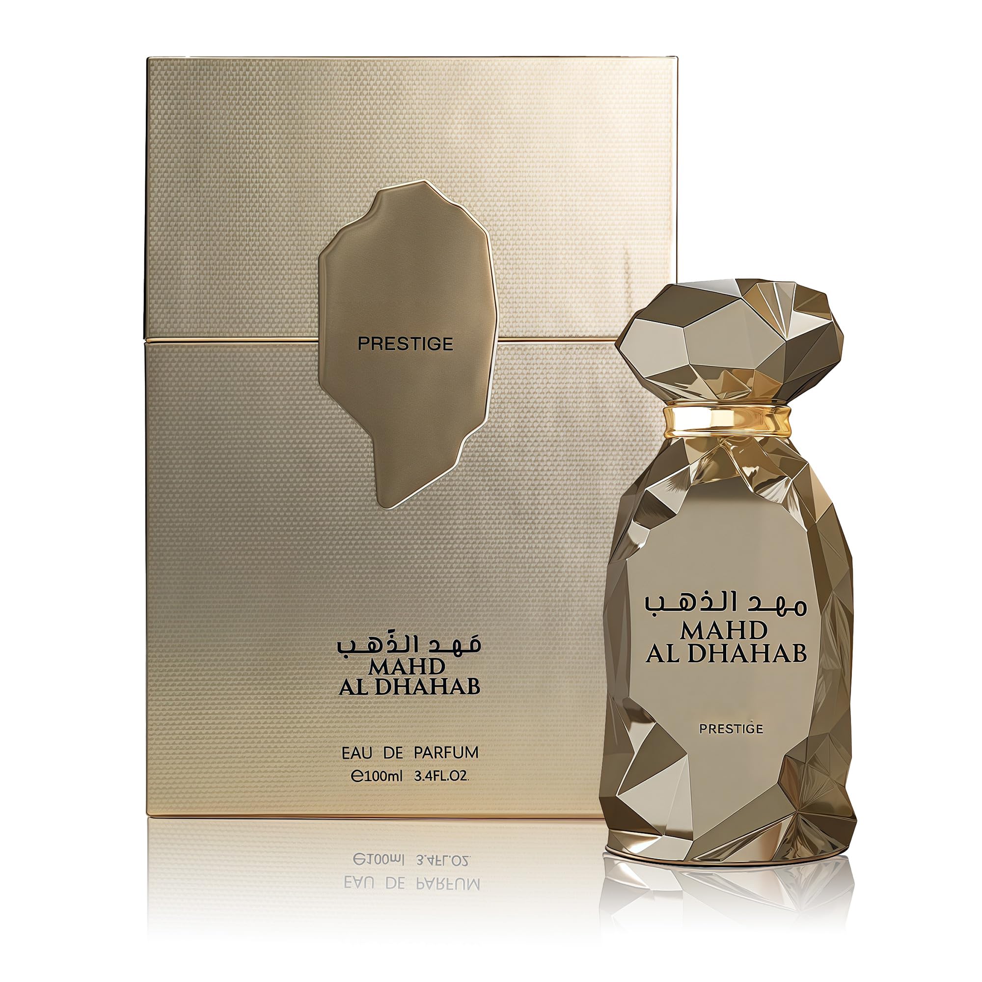MAHD AL DHAHAB Luxury Unisex Perfume - Dazzling Citrus & Amber Oud Essence - 100ml Eau de Parfum - All-Day Luminosity - Signature Blend of Contrasts(MAHD AL DHAHAB)