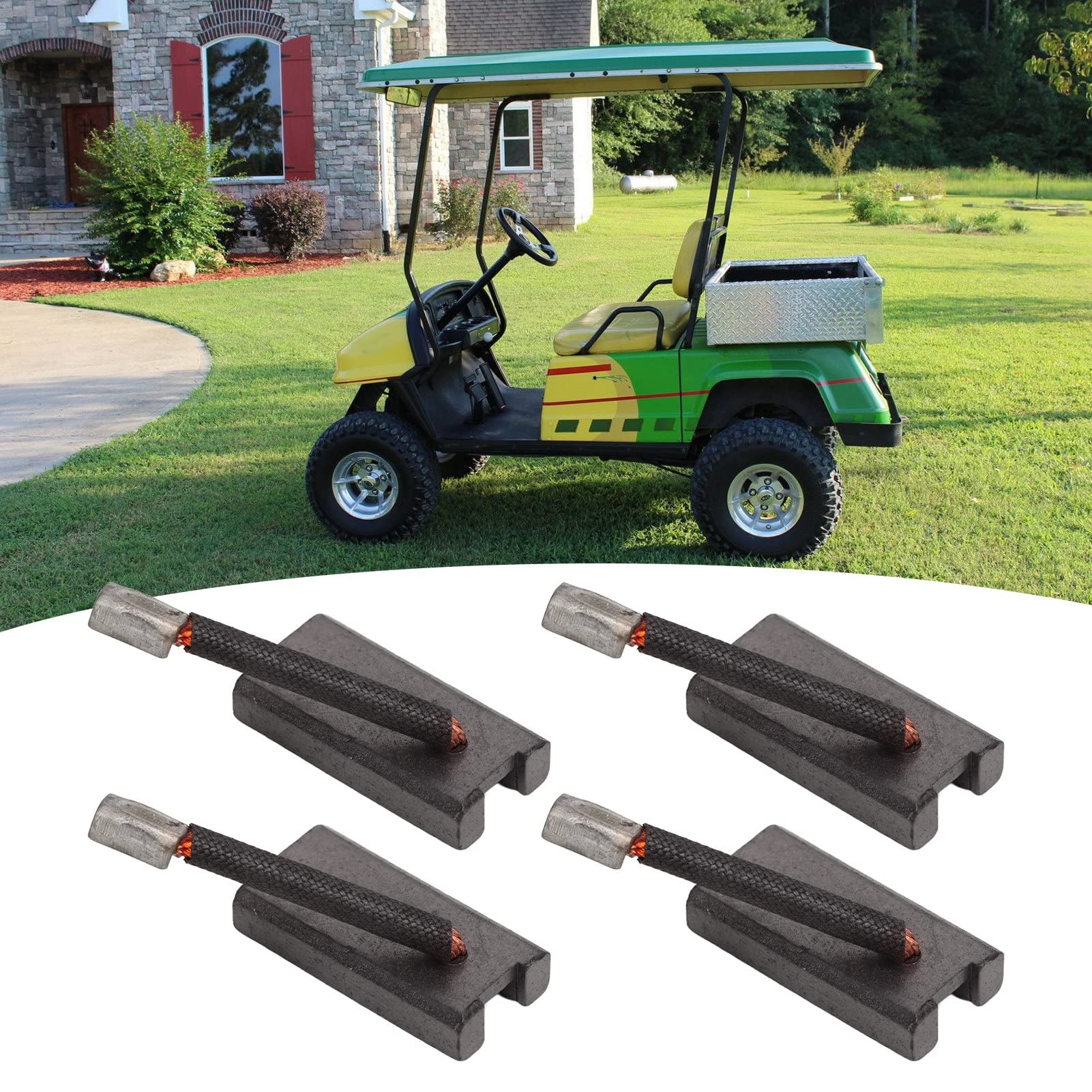 Zestaw Szczotek Startowych Metalowy 81-81200 ABS Zamiennik do Wózków Golfowych EZ GO