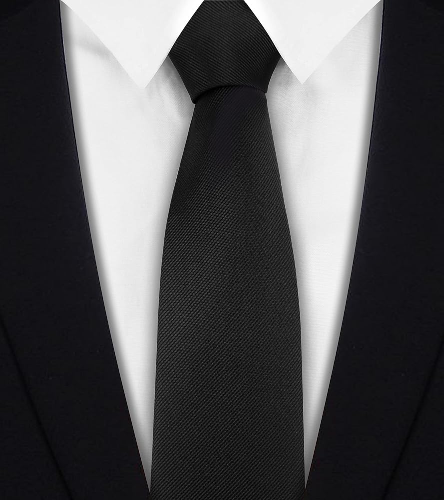 【GRANCY】　Button Design Necktie Black 81RJY4lml4L._UY1000_.jpg