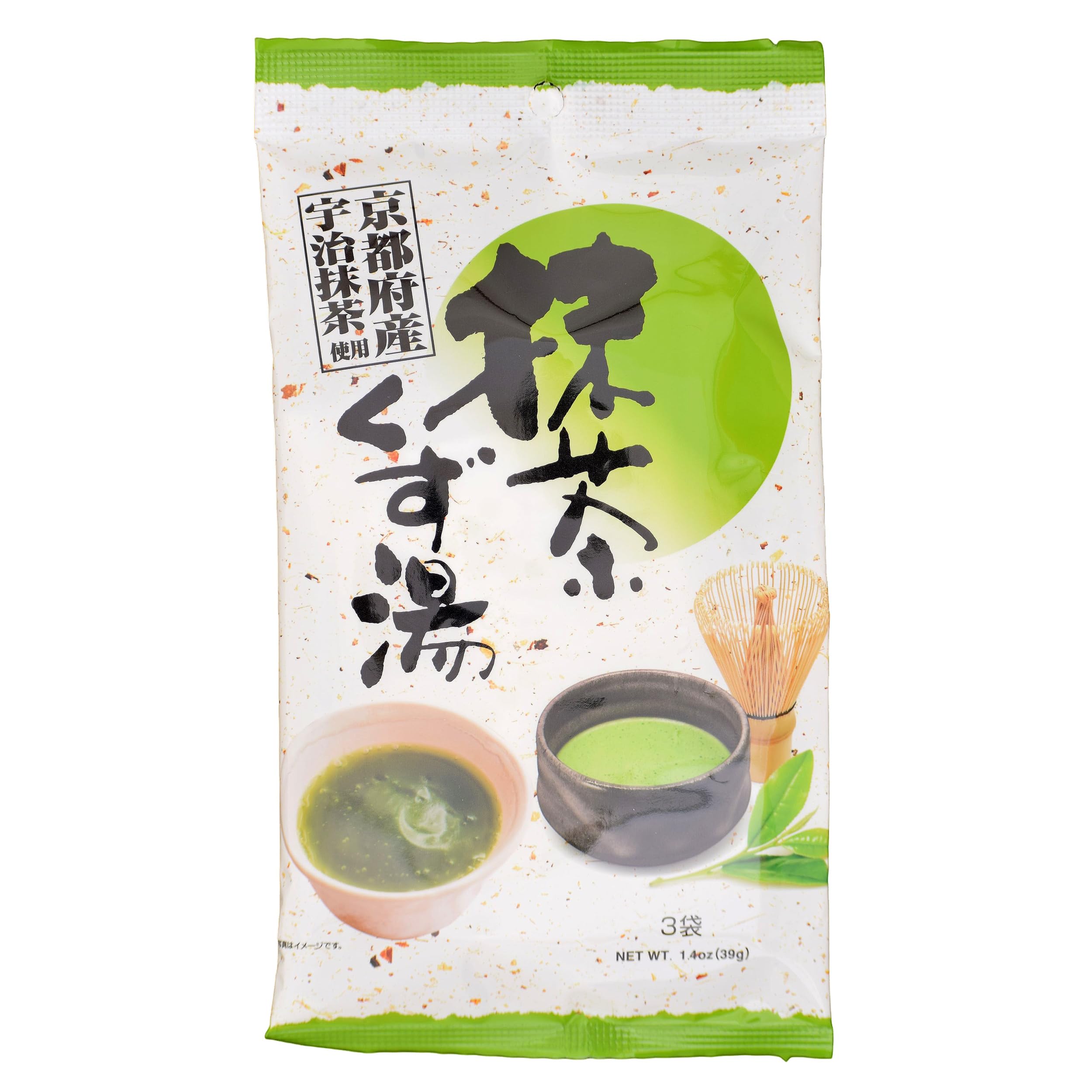 Authentic Japanese Instant Matcha Kuzuyu 1 37oz 39g Drink Mix Sweet Uji Matcha Green Tea Powder Beverage Traditional