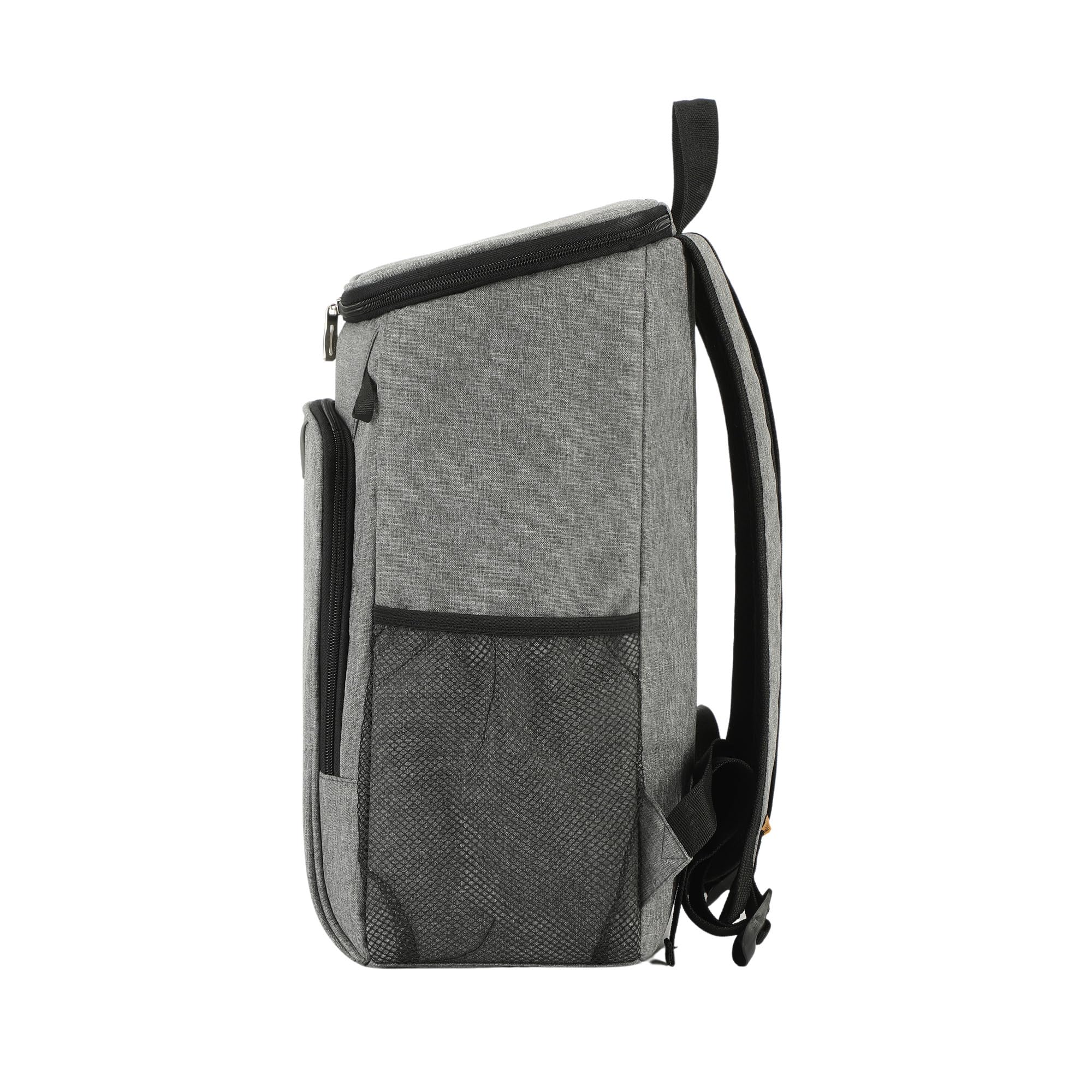 25L Sac à Dos Isotherme à Glacière, Sac de Pique-Nique Sac Isotherme Portable Cooler Backpack Bag, pour Homme Femme au Travail,à l'école,Les Pique-niques,randonnée,Camping (Bleu)
