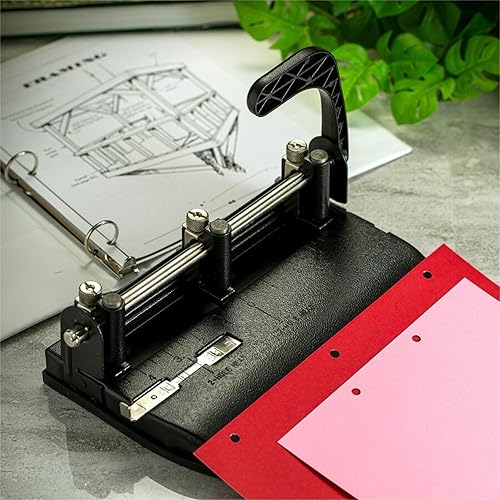 Miniatura 7 de OIC - Punzón de palanca de 3 agujeros, color negro