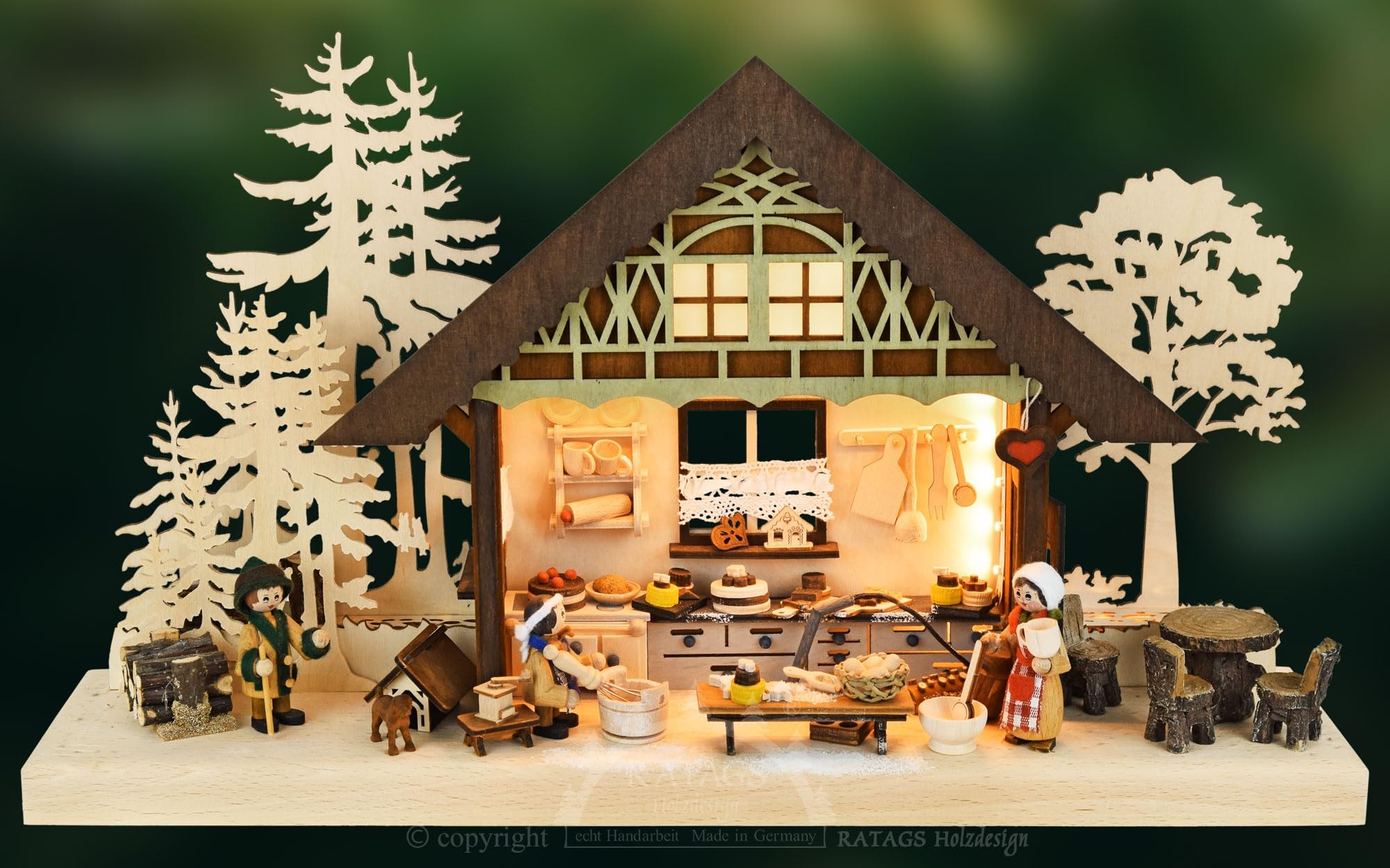 RATAGS 3D Double Arch - Bakery - 43x30 cm / 16.9x11.8 inch