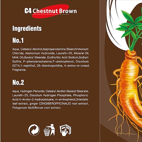 Miniatura 7 de Mankani Champú de tinte para el cabello 3 en 1 para mujeres y hombres (marrón claro), cobertura de cabello canaschampú instantáneo para canas,