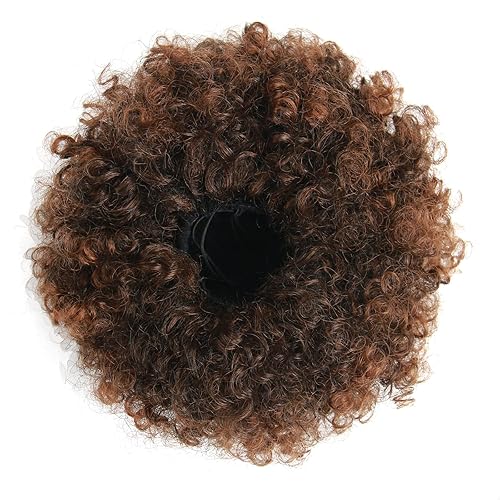 Miniatura 5 de Extensión de cola de caballo afro rizada con cordón para mujer, cola de caballo afro rizada con cordón afro, cola de caballo afro, extensiones de