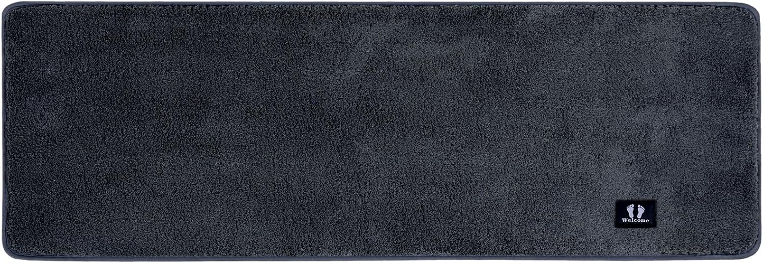 RTBQJAT Bath Mat NonSlip Bathroom Rug Large Microfibre Soft Bath Mat