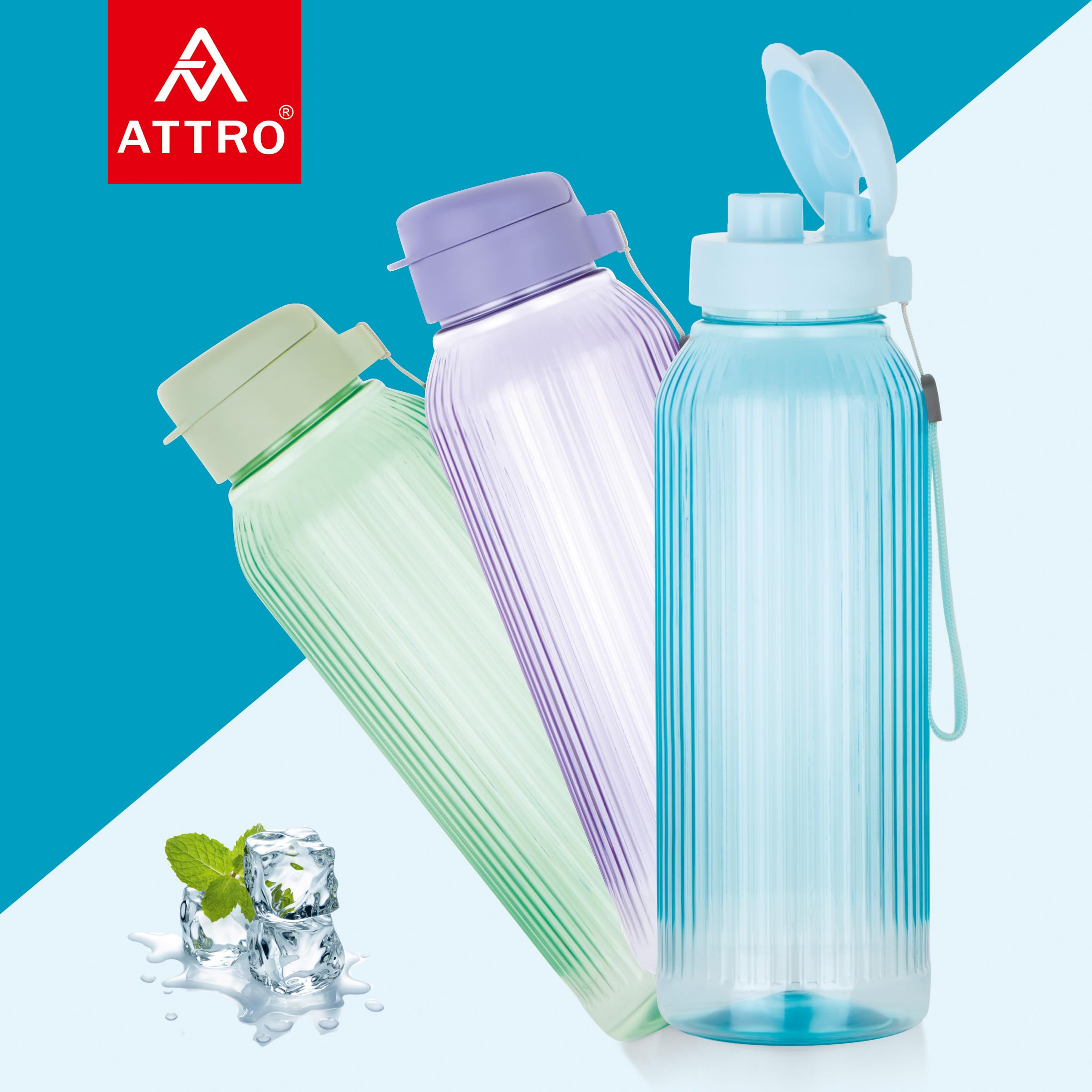 ATTRO 1.5L BPA-Free Water Bottle - Leak-Proof & Stylish -6