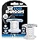 TubShroom Tub Drain Hair Catcher, Chrome – for Bathroom Drains, Fits 1.5” – 1.75” Bathtub and Shower Drains, White