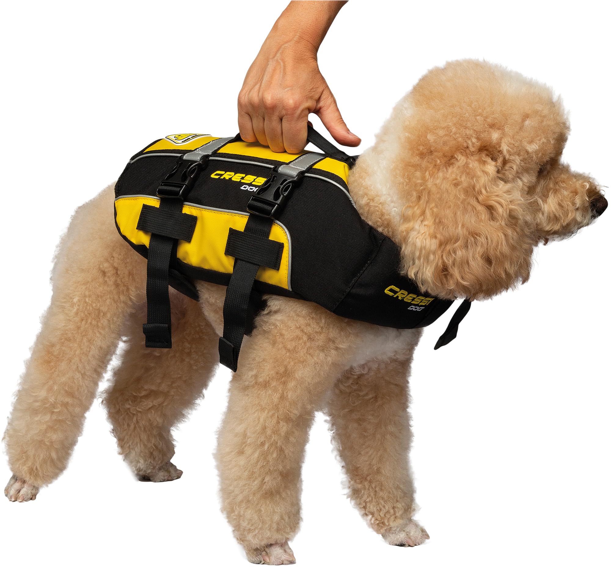 Cressi Dog Life Jacket, Giubbotto Salvagente Per Cani, Giubbotto Di Salvataggio Per Cani, Gilet Salvagente Per Cane, Giubbotto Di Sicurezza Galleggiante Per Cani, Giubbotto Galleggiante Per Cane