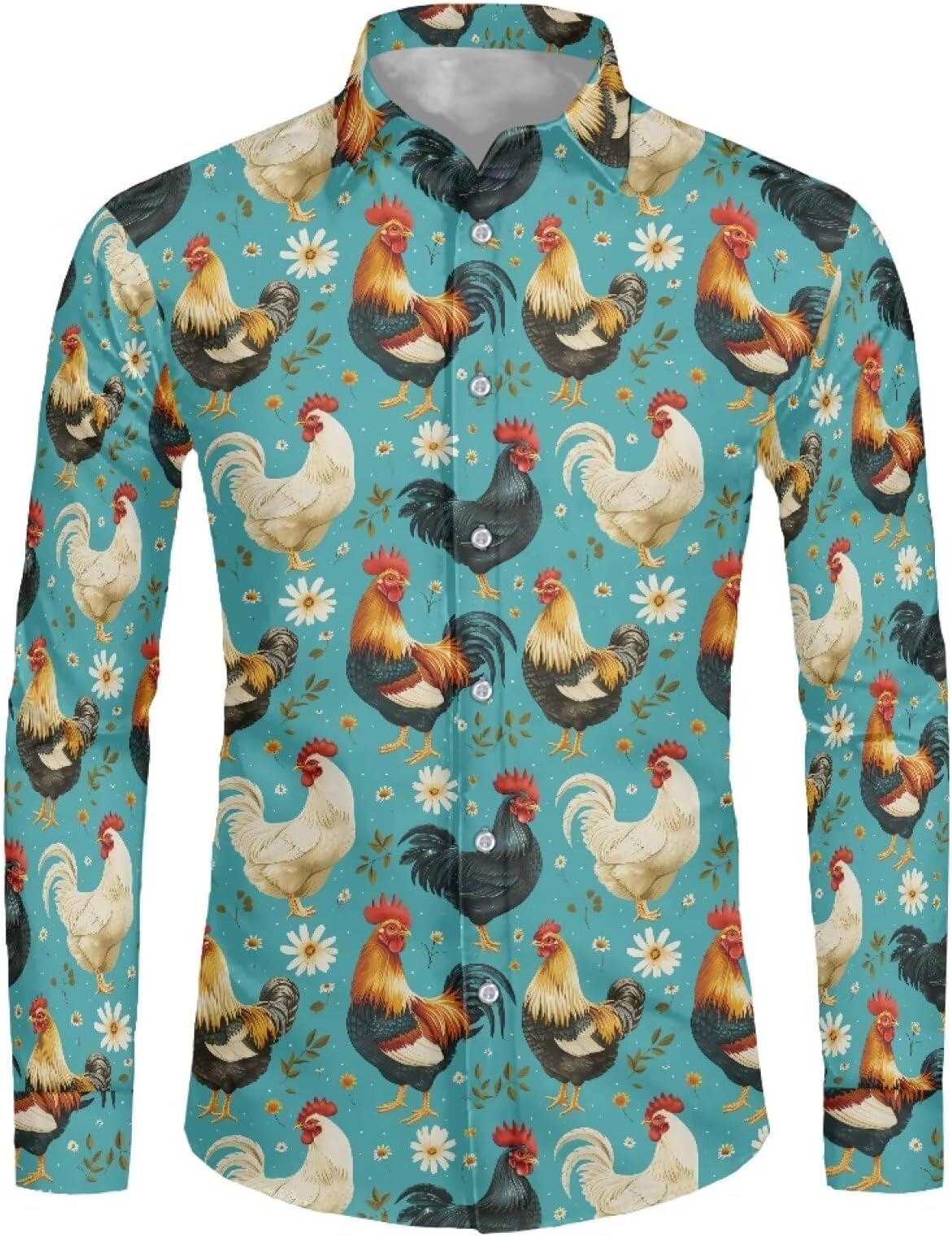 Long Sleeve Shirt for Men Button Down Men Shirts Tops Casual Dress Shirt Business for Wedding Party Outdoor XS-6XL