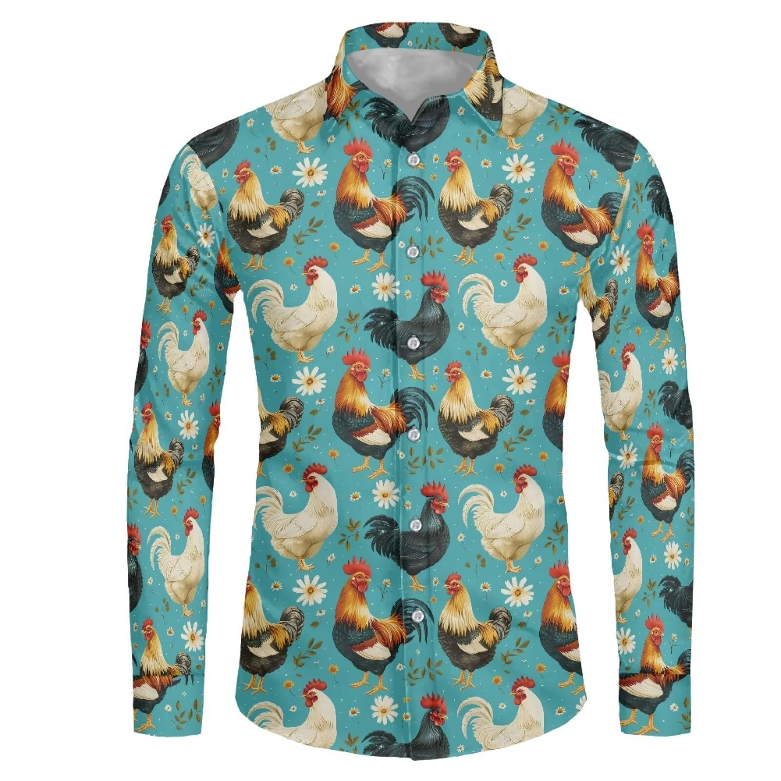 Long Sleeve Shirt for Men Button Down Men Shirts Tops Casual Dress Shirt Business for Wedding Party Outdoor XS-6XL