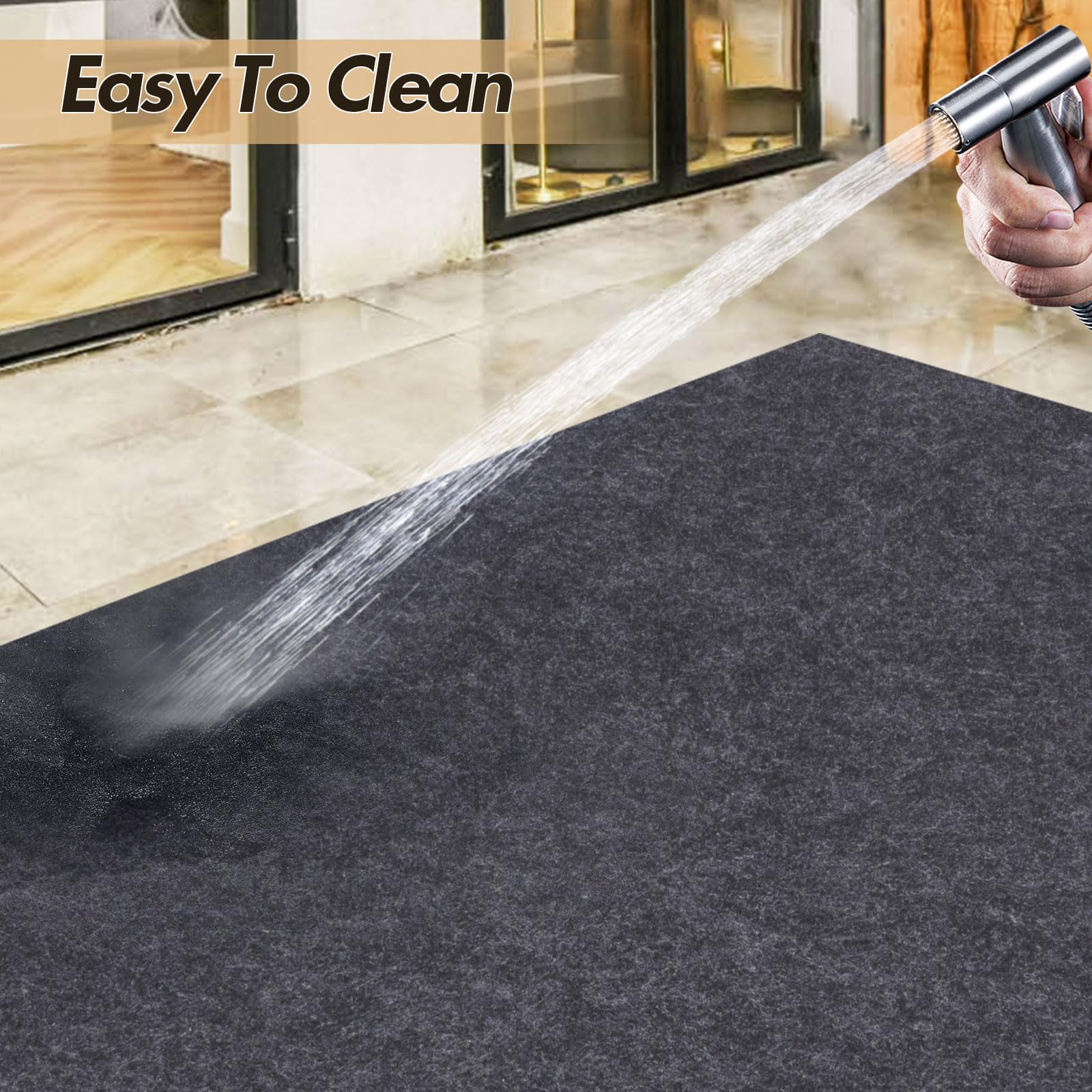 Pektiftn 8.2x6ft Outdoor Storage Shed Mat Waterproof, Thickened Garden