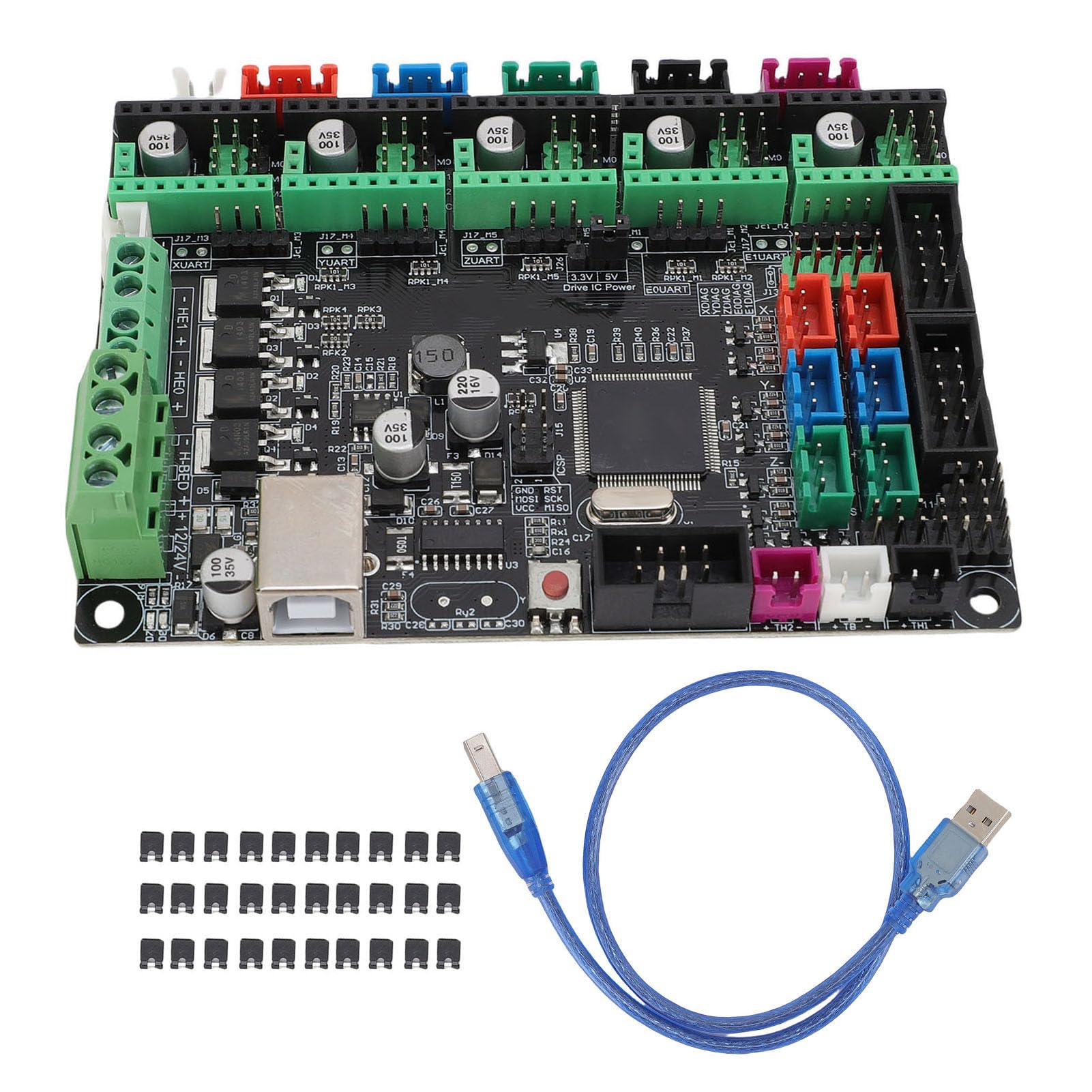 Bewinner 3D-Drucker Controller Board für Marlin, Ramps1.4 Ersatz