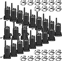 Retevis RT68 Walkie Talkies 20-Pack with Earpieces | Long Range Heavy Duty 2-Way Radios Rechargeable for Business, Schools, Restaurants