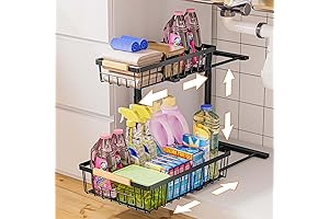 Under Sink Pull Out Cabinet Slide Out Shelve Storage Cabinet Kitchen Bathroom