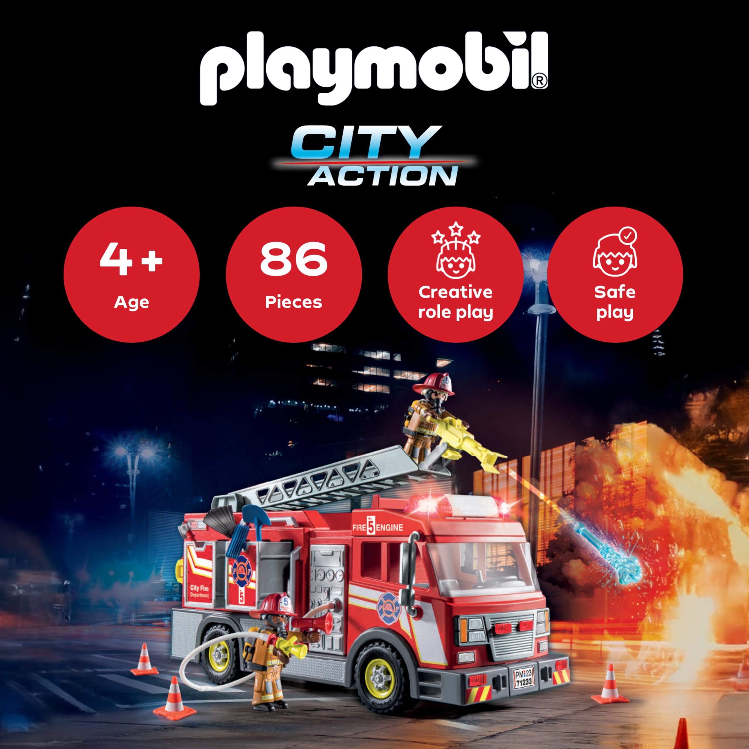 Playmobil 71233 Samochód strażacki