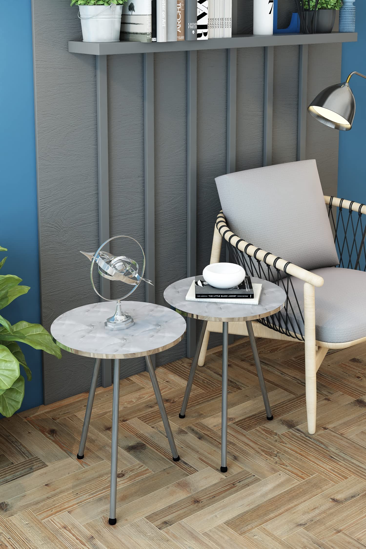 Mesas Auxiliares Para Sala De Estar, Mesa De Noche, Mesa De Noche De 2  Niveles, Mesa Auxiliar De Mármol Nórdico Para El Hogar, Muebles Con Marco  De Metal Mesa Nido, image size:1500x2250