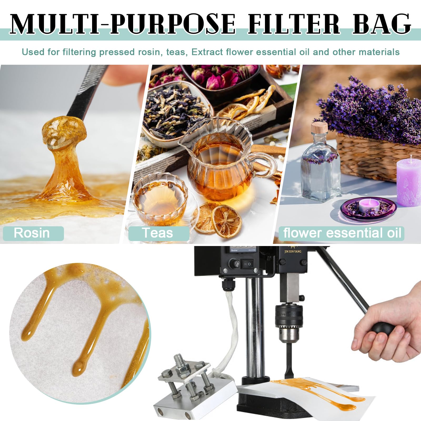 Rosin Press Filter Bags - 30 Pack -5