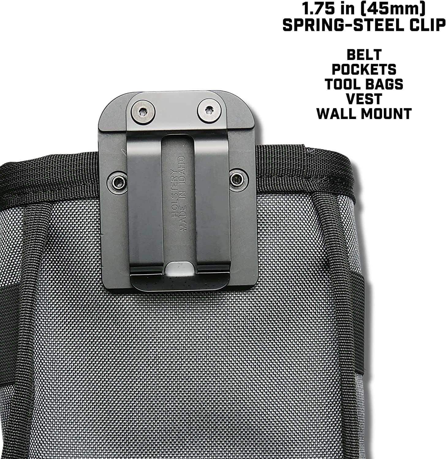 Joey Pouch PRO | クリップオンツールベルトバッグ ツール、ネジ、釘用 - 電気技師、HVAC技術者、配管工、大工、請負業者、便利屋、その他あらゆる商人に最適 - メタルクリップ [Joey Pouch Pro。] Amazon.co.jp: Holstery Joey ツールベルトバッグ - クリップ