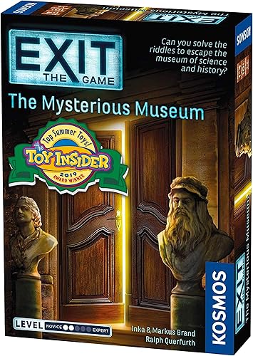 Exit: The Mysterious Museum | Exit: The Game - Un juego de Kosmos | Experiencia de Escape Room en casa para 1 a 4 jugadores, mayores de 10 años