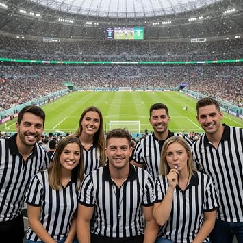 Syhood Referee Shirt, Referee Costume Jersey Men Women Whistle