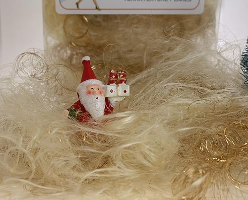 Miniatura 5 de Cabello de ángel - Crema con Lametta dorada - Alemán - 216-9001