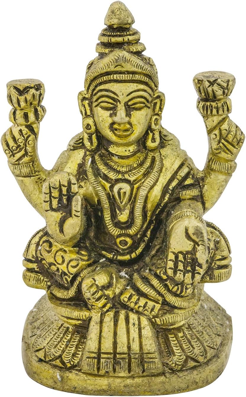 Exotic India Devi Lakshmi (Small Statue) Home & Kitchen