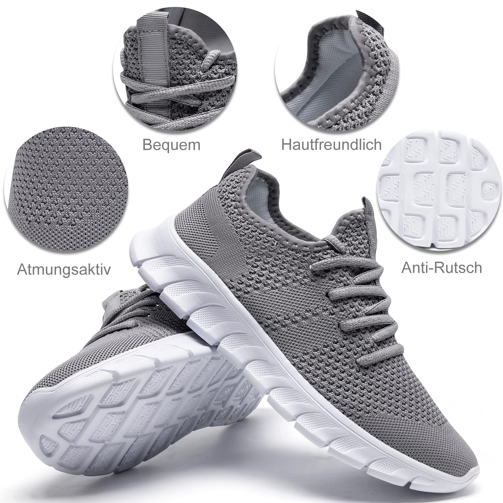 Scarpe Ginnastica Uomo Palestra Sneakers Running Sportive Corsa Tennis Fitness Camminata Jogging Casual Basket Trekking