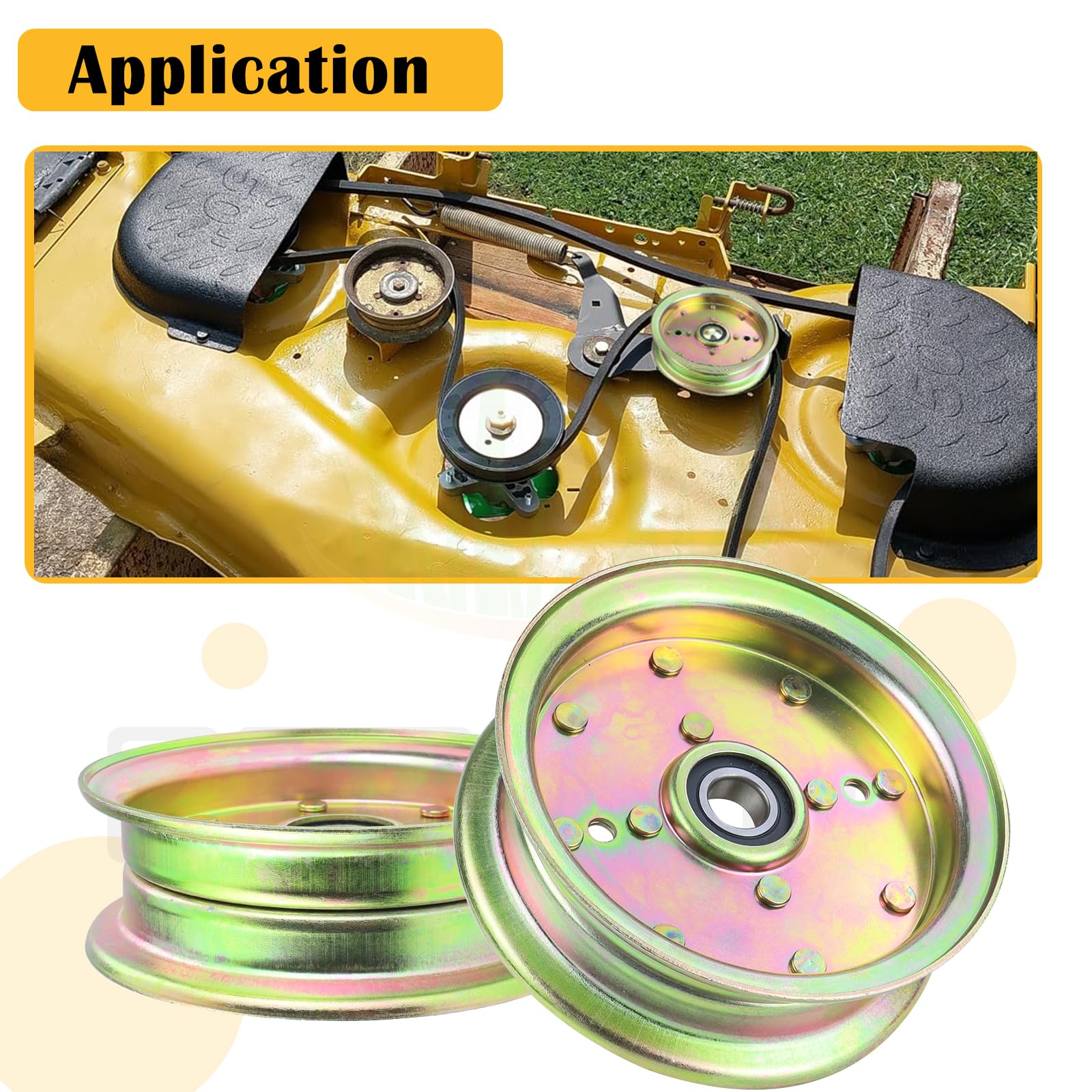 Amazon.com: BOSFLAG 2 Pack 589766102 Husqvarna Idler Pulley