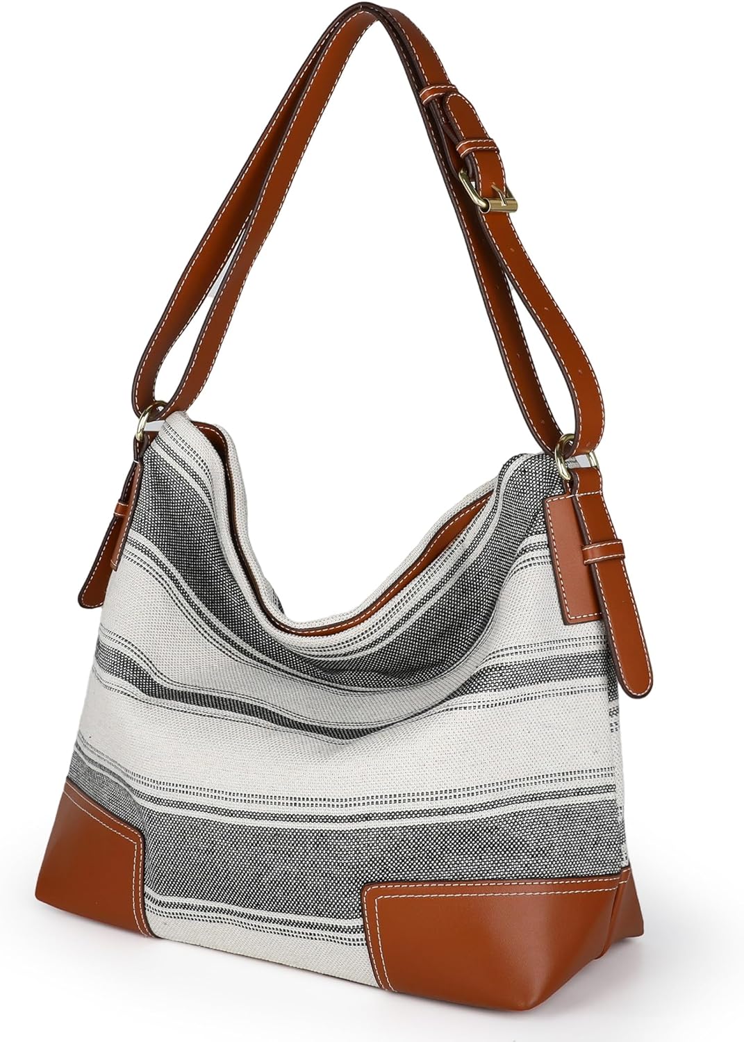 Women's Large Capacity Tote Bag - Durable Multi-Pocket, Lightweight for Work/Shopping/Travel