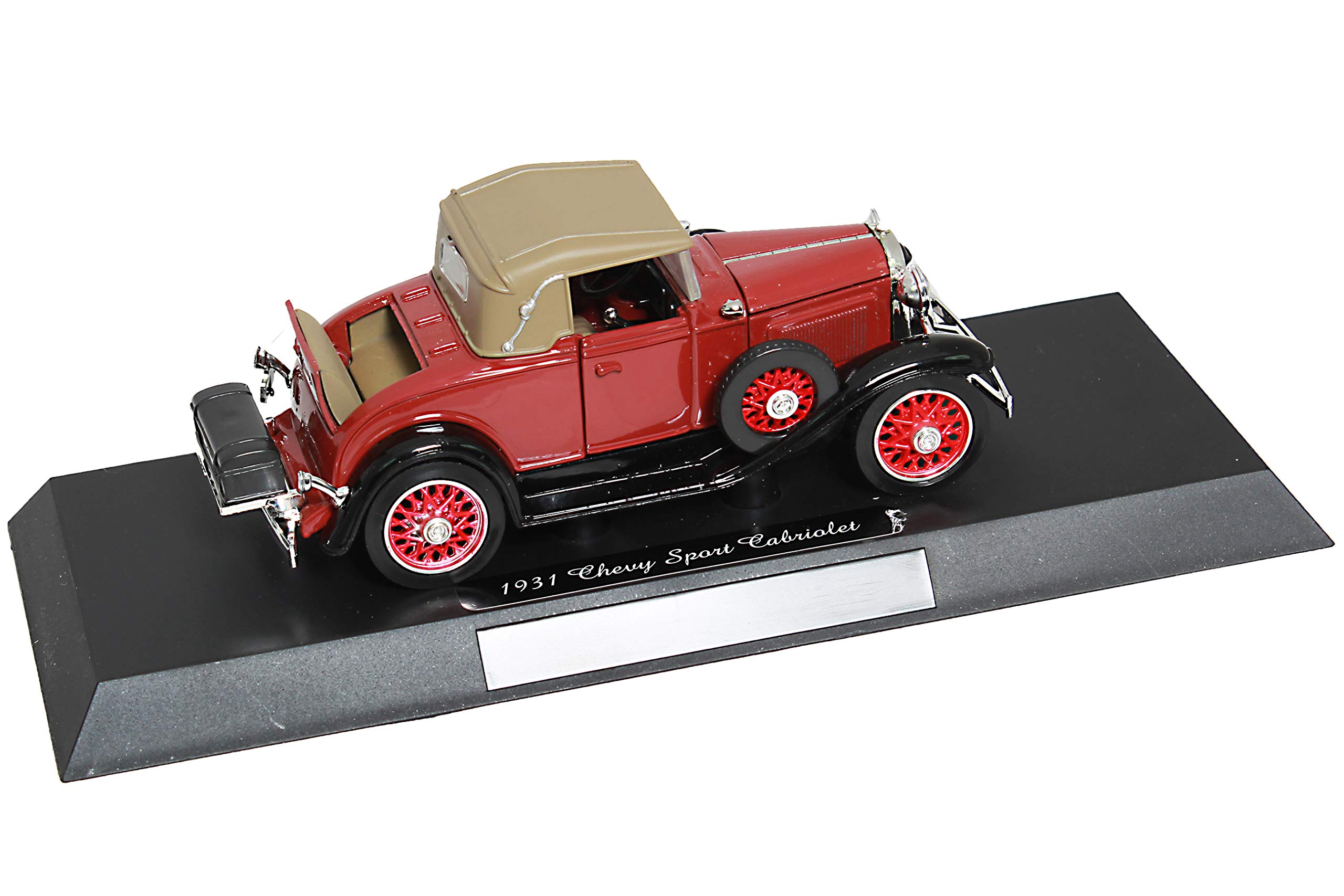 New Ray Chevrolet Cabriolet 1931 – Modelo A Escala 1:32 – Rojo – Colección Diecast