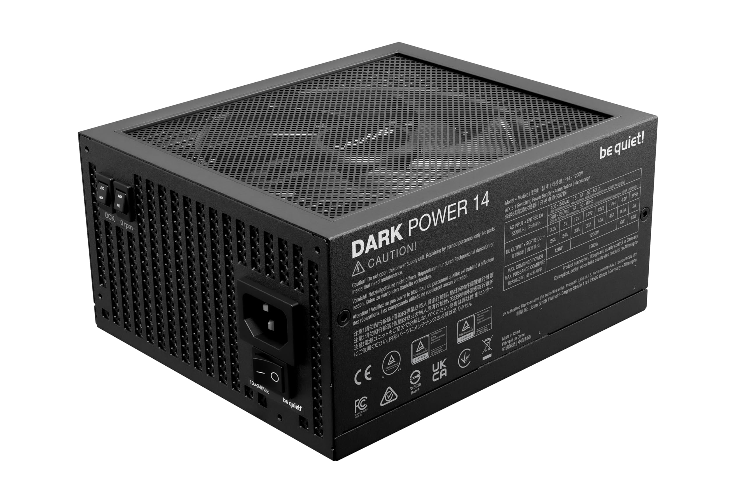Amazon | be quite! PC電源ユニット DARK POWER 14 1200W JP ATX3.1