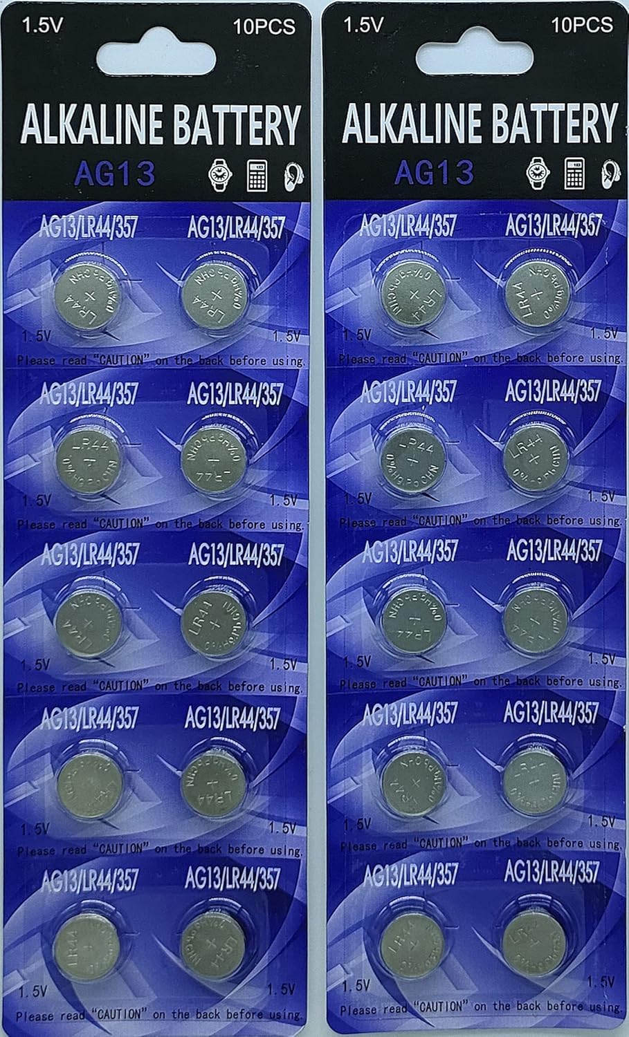 EX-ENERGY LR44 AG13 357 303 SR44 Lr 44b L1154c Battery 1.5V Button Coin ...