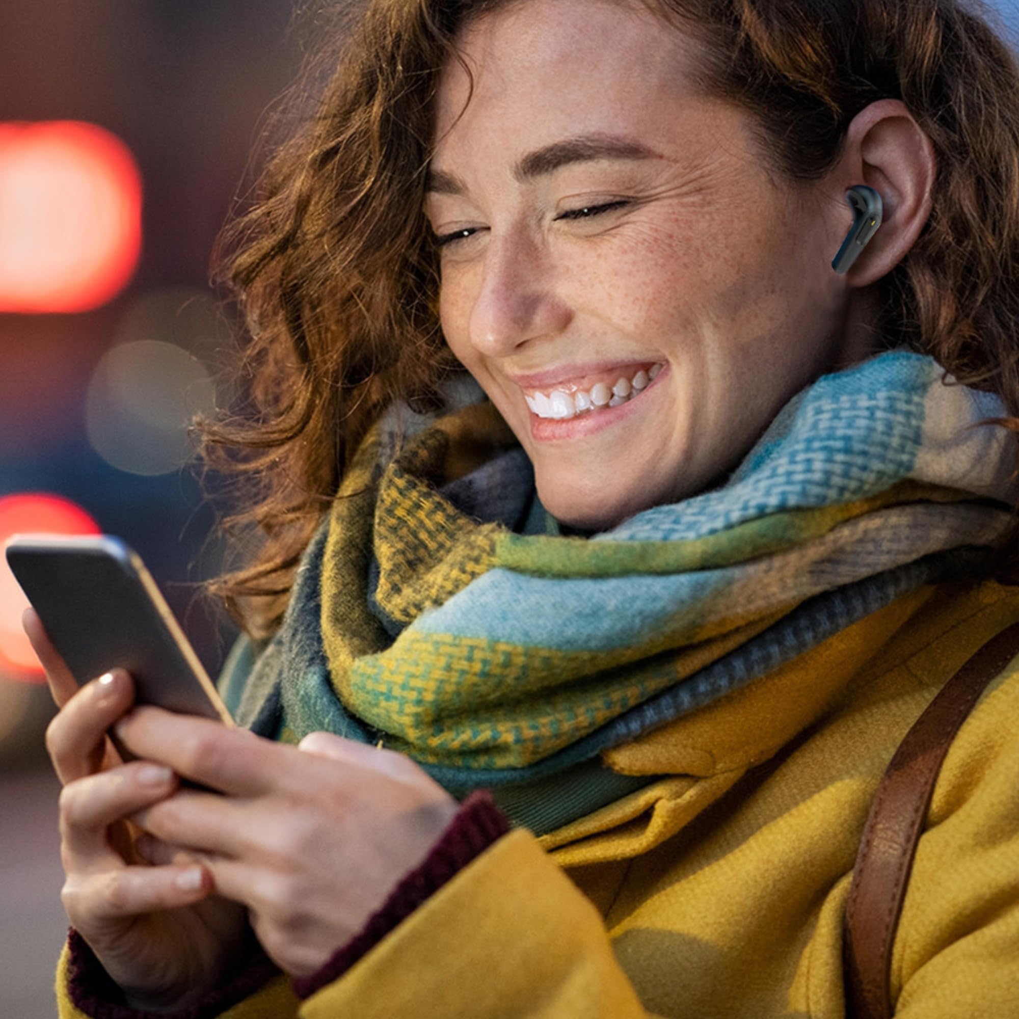 LED Battery Display on Earbud Charging Case