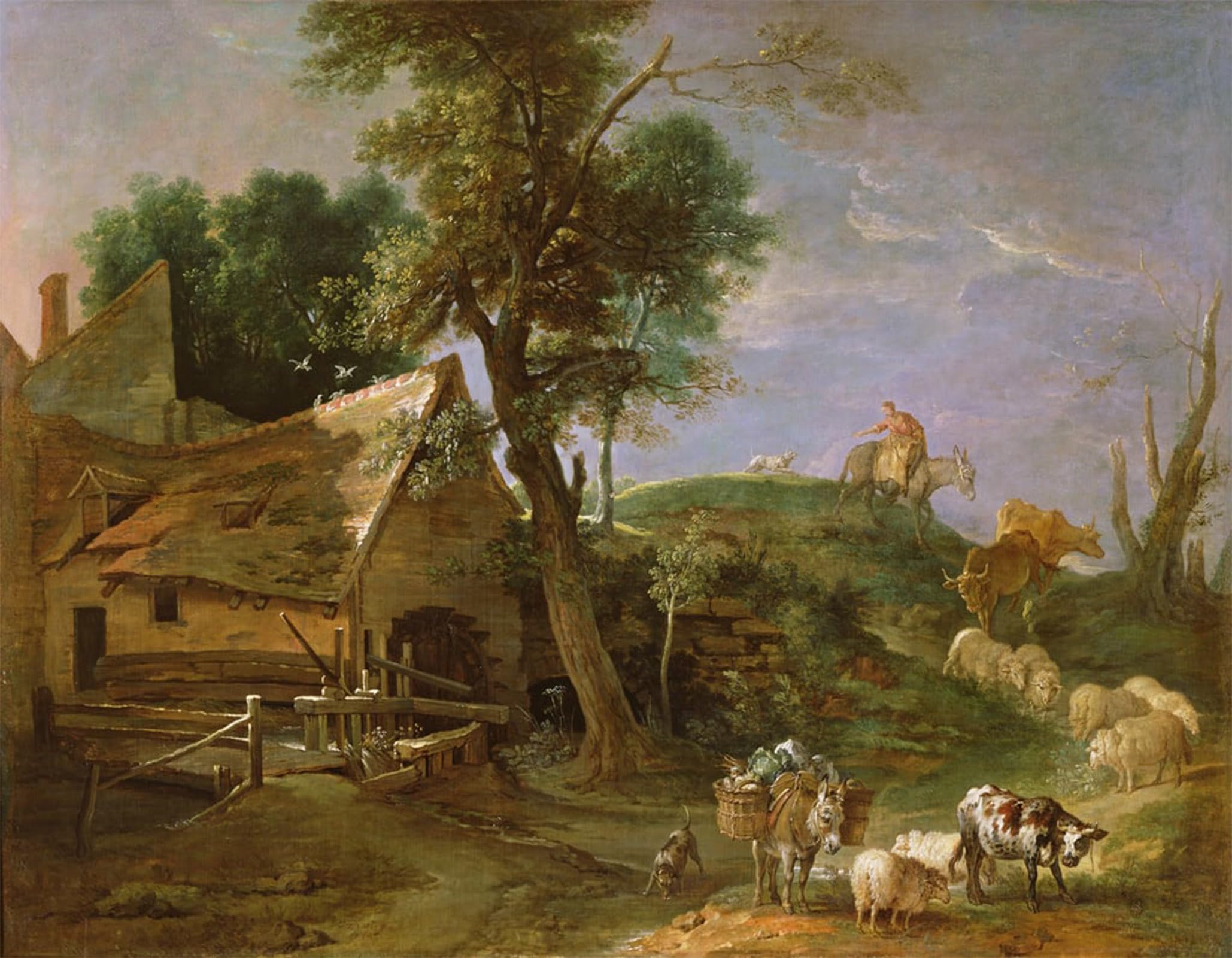 Impression toile Jean Baptiste Oudry affiche décorative premium 60x90cm - 5