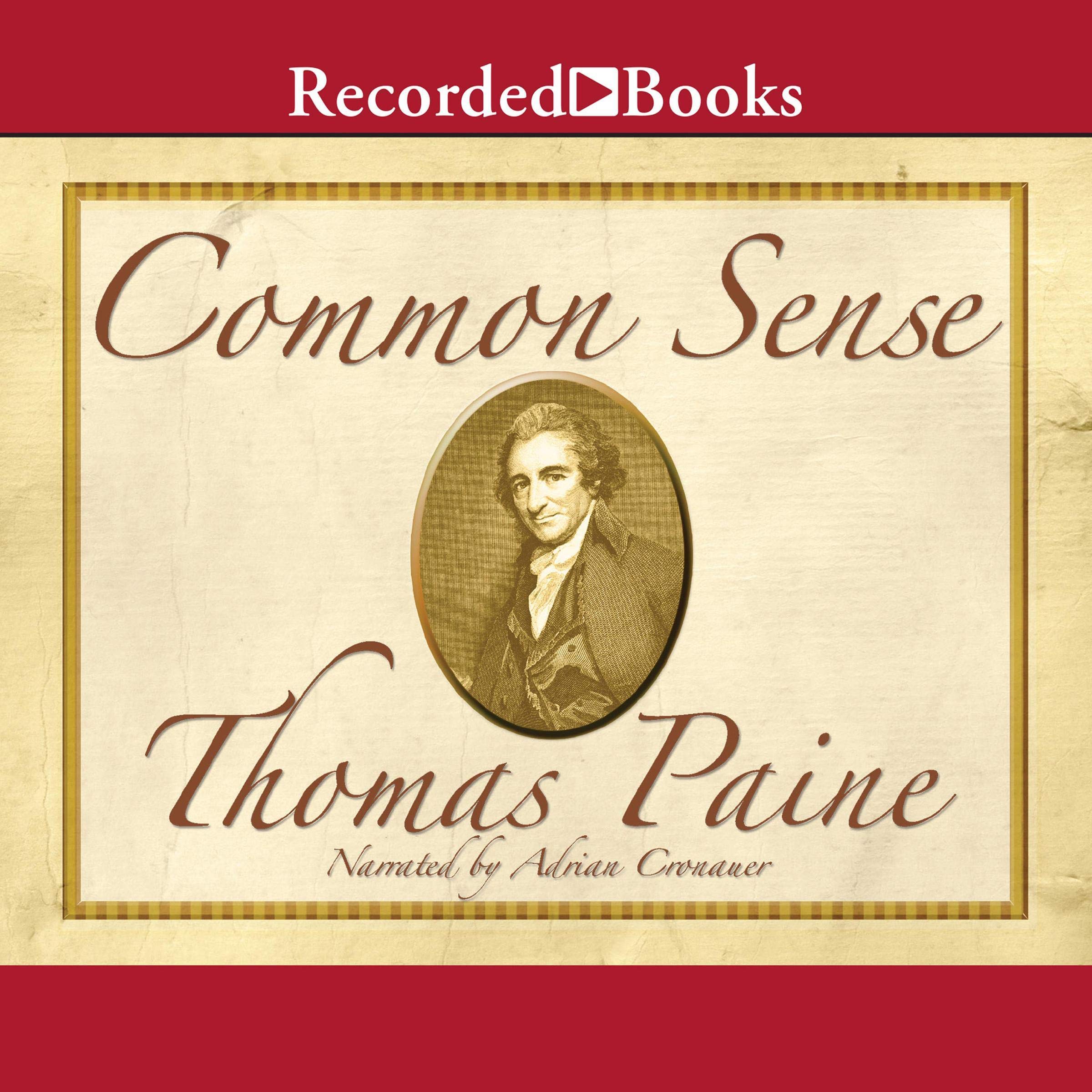 Cover art for Common Sense