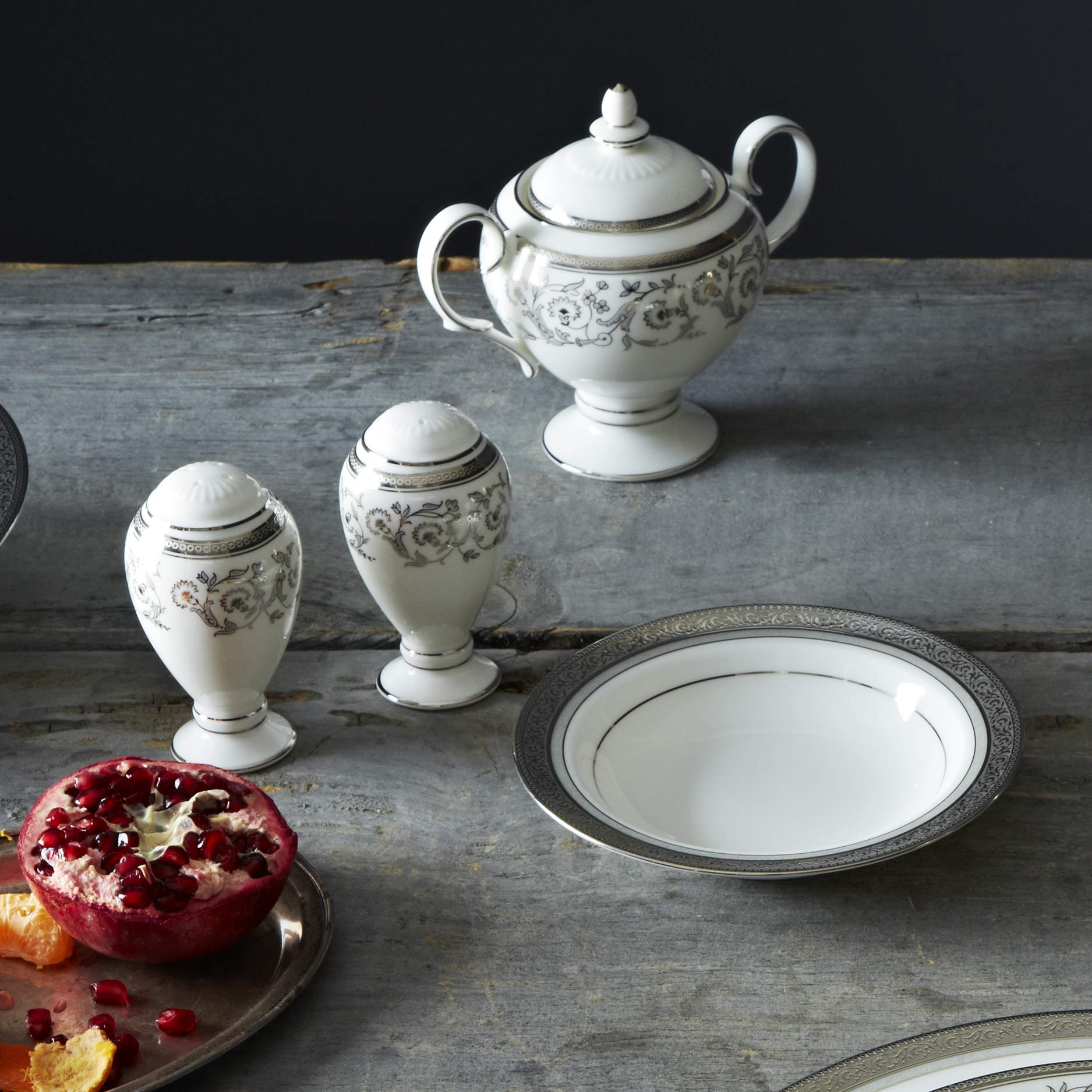 Noritake Summit Platinum Bread & Butter/Appetizer Plate, 6 1/2